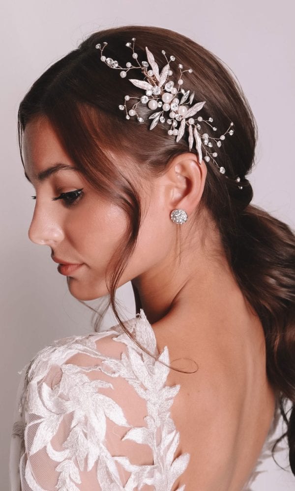 Millie earrings - bridal accessories from leading Wedding dress designer Vinka Design