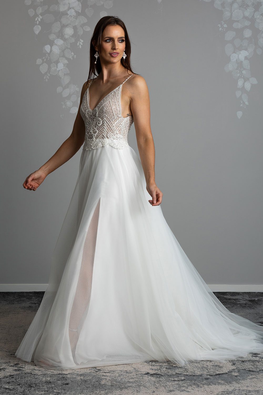 Beaded Bodice ☀ Tulle Wedding Dress