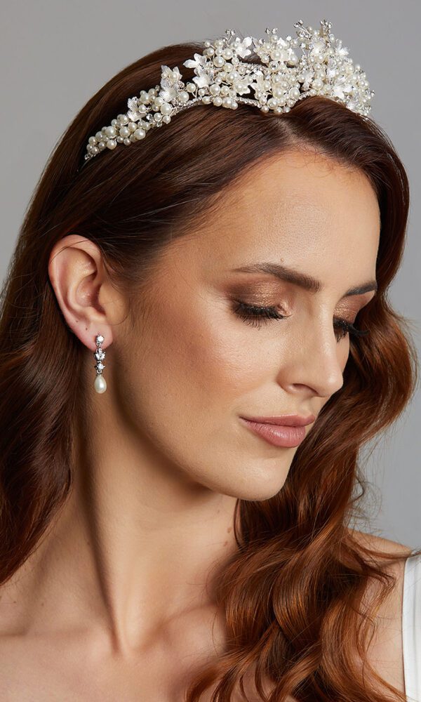 Anita crown - bridal accessories from Vinka Design, Auckland
