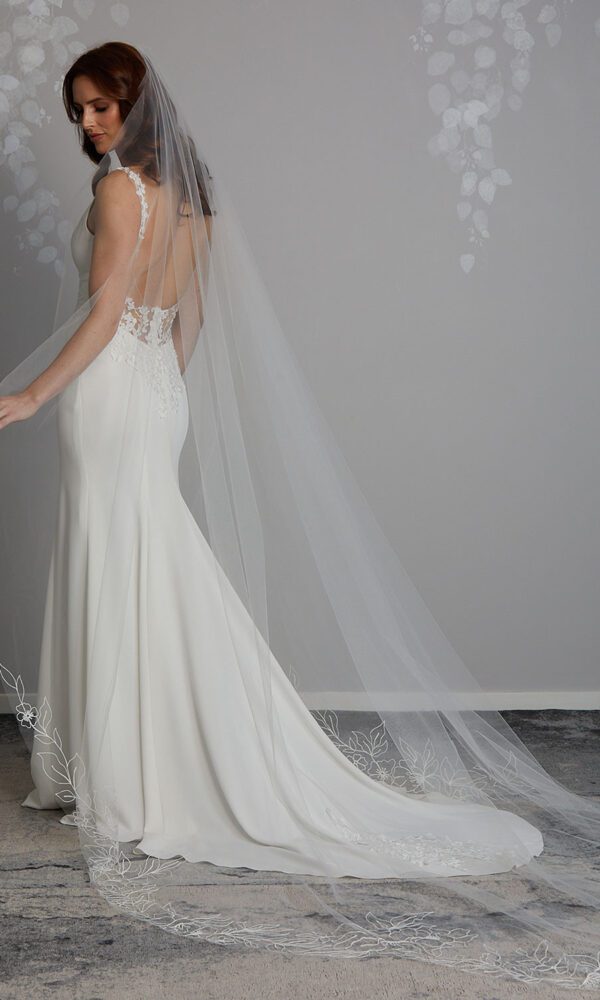 Vinka Design Bridal Accessories - Bridal veil - Cassia - custom made veil available from Vinka Design Auckland bridal store.