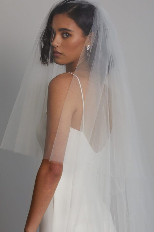 Vinka Design Bridal Accessories - Bridal veil - Celeste - custom made veil available from Vinka Design Auckland bridal store.