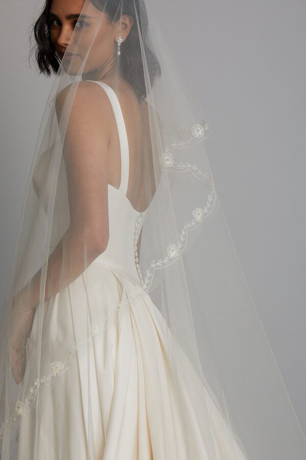 Vinka Design Bridal Accessories - Bridal veil - Colette - custom made veil available from Vinka Design Auckland bridal store.
