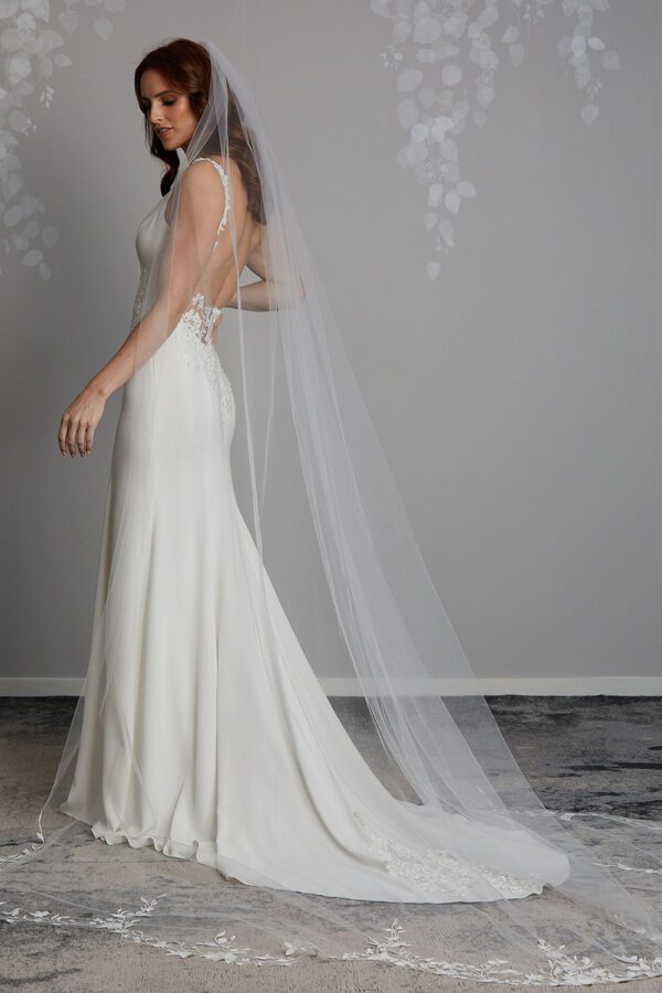 Vinka Design Bridal Accessories - Bridal veil - Dalia - custom made veil available from Vinka Design Auckland bridal store.
