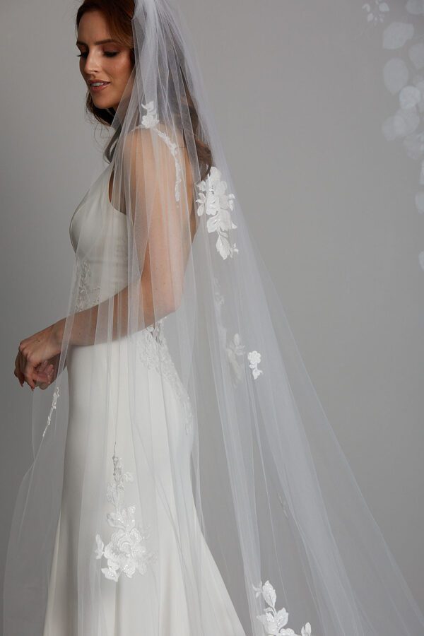 Vinka Design Bridal Accessories - Bridal veil - Danica - custom made veil available from Vinka Design Auckland bridal store.