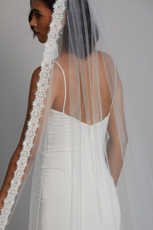 Vinka Design Bridal Accessories - Bridal veil - Esther - custom made veil available from Vinka Design Auckland bridal store.