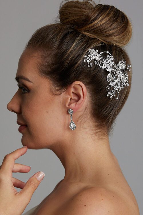 Vinka Design Bridal Accessories - Bridal headpiece - Alexi - custom made headpiece available from Vinka Design Auckland bridal store.