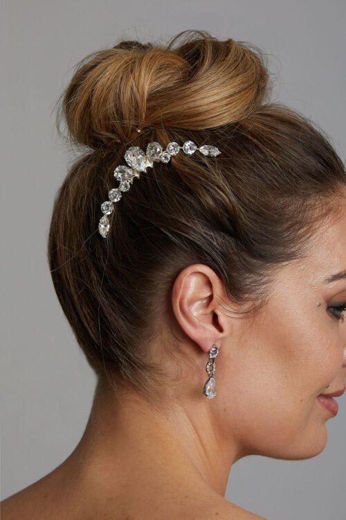 Vinka Design Bridal Accessories - Bridal headpiece - Juliette - custom made headpiece available from Vinka Design Auckland bridal store.